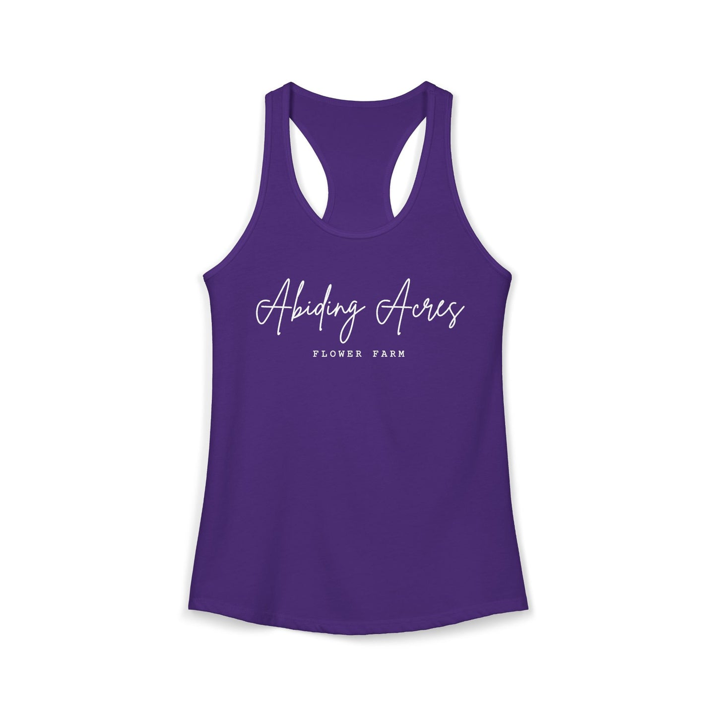 Abiding Acres FF ADULT Racerback Tank | Next Level