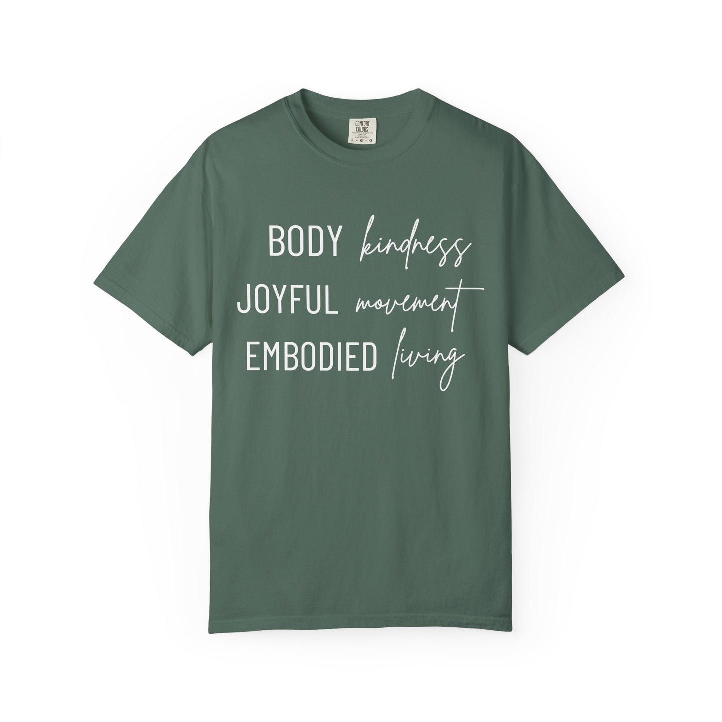 KML Kindness, Movement, Living T-shirt| Comfort Colors