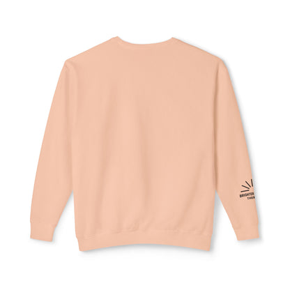 Brighter Balance Unisex Lightweight Crewneck| Sleeve Design | Comfort Colors
