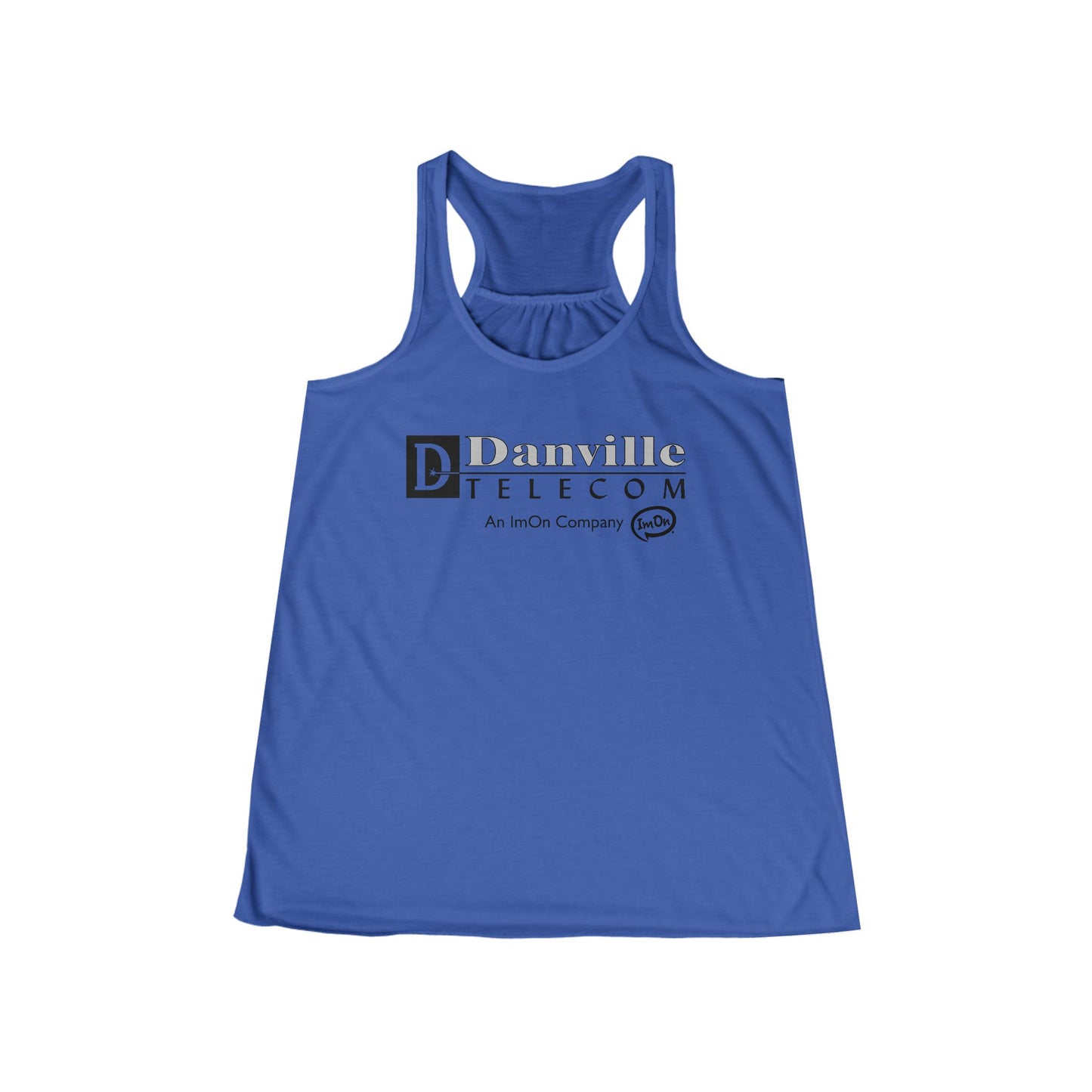 Daviville Telecom ImOn Company Racerback Tank | Bella Canvas Flowy