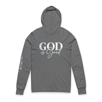 God is Good Hooded Long Sleeve | Bella Canvas