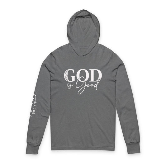 God is Good Hooded Long Sleeve | Bella Canvas