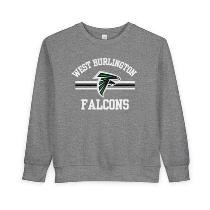 WB Falcons | Falcon Stripe | Toddler Crewneck | Rabbit Skins