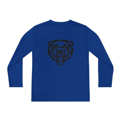 Bear Mascot YOUTH Long Sleeve | Sports Tek | IN STOCK