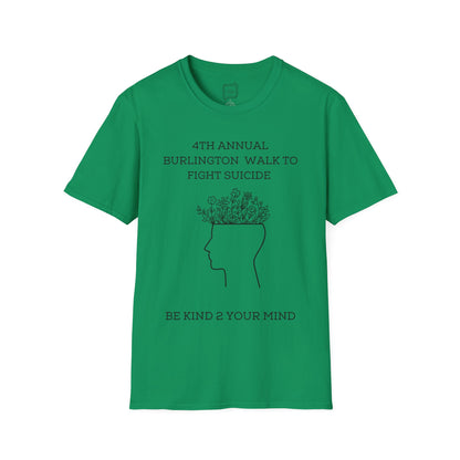 Burlington Walk to Fight Suicide Tee - Be Kind 2 Your Mind | APRIL TOP SELLER
