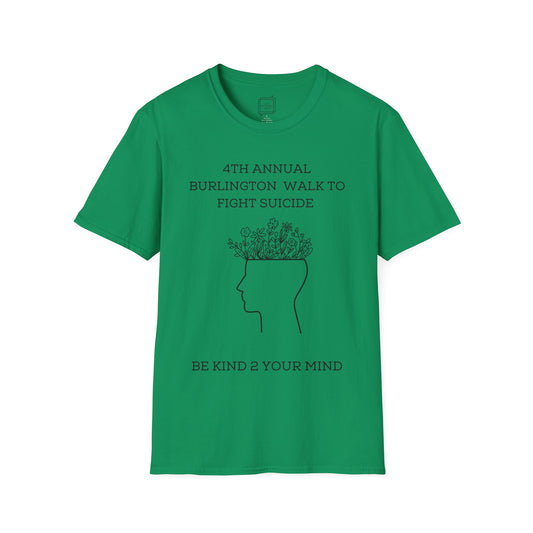 Burlington Walk to Fight Suicide Tee - Be Kind 2 Your Mind: APRIL TOP SELLER