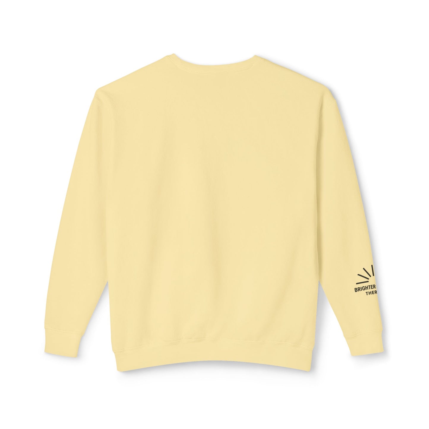 Brighter Balance Unisex Lightweight Crewneck| Sleeve Design | Comfort Colors