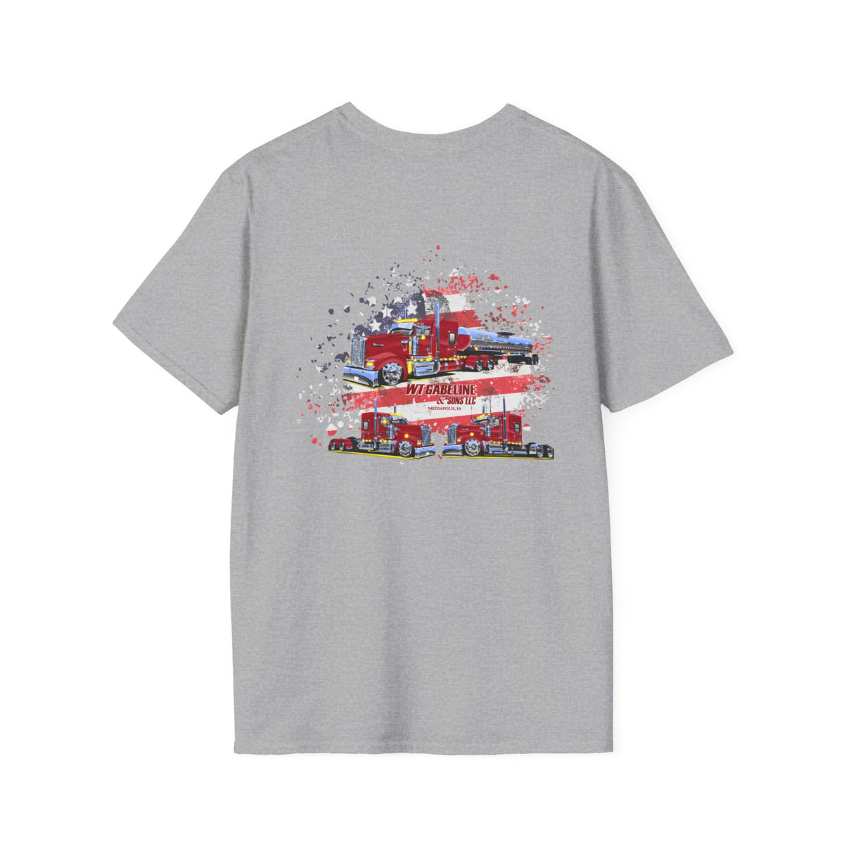WT Gabeline Trucking Tee  #185, 189, 195 | Gildan Softstyle