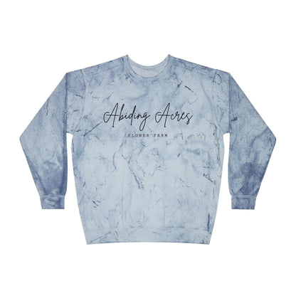 Abiding Acres FF  ADULT Colorblast Crewneck | Comfort Colors