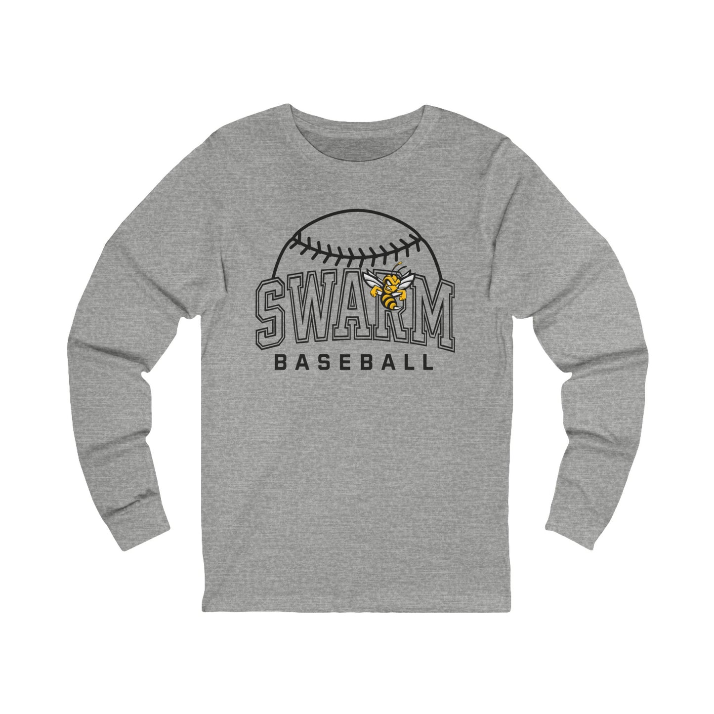 Swarm "⚾️" ADULT Baseball Long Sleeve | Bella Canvas