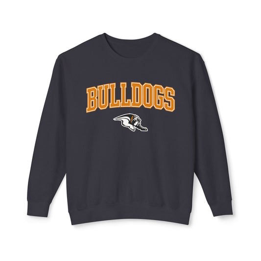 Bulldogs Arch Logo Crewneck | Lightweight Comfort Colors