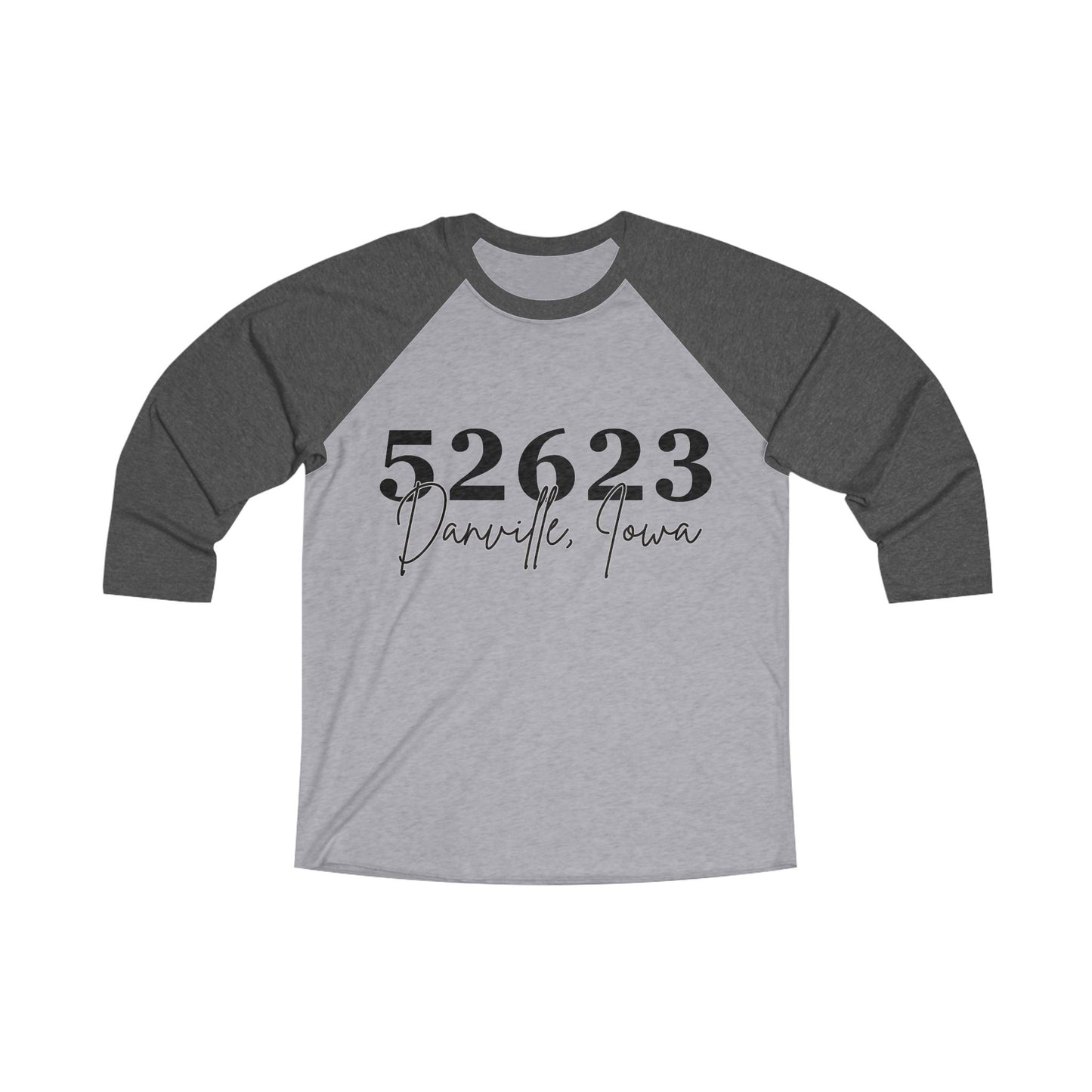 52623 Tri-Blend 3\4 Raglan Tee