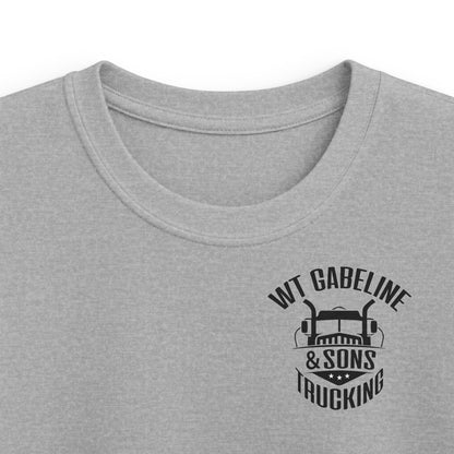 WT Gabeline Trucking YOUTH Tee 185, 189, 195 | Gildan Softstyle