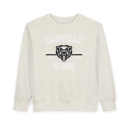 Toddler Sweatshirt — Danville Bears Youth Crewneck | School Mascot Kids Sweatshirt