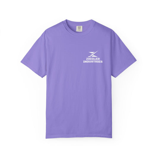 Ziegler Industries White Logo T-Shirt | Comfort Colors | MARCH TOP SELLER