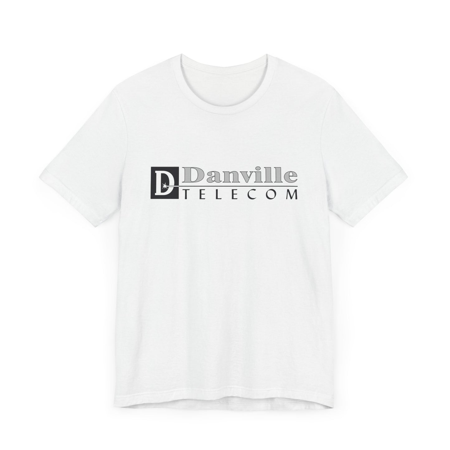 Danville Telecom Bella Canvas Tee: Black Logo