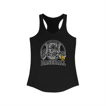 Swarm "S" Baseball Women's Racerback Tank | Next Level
