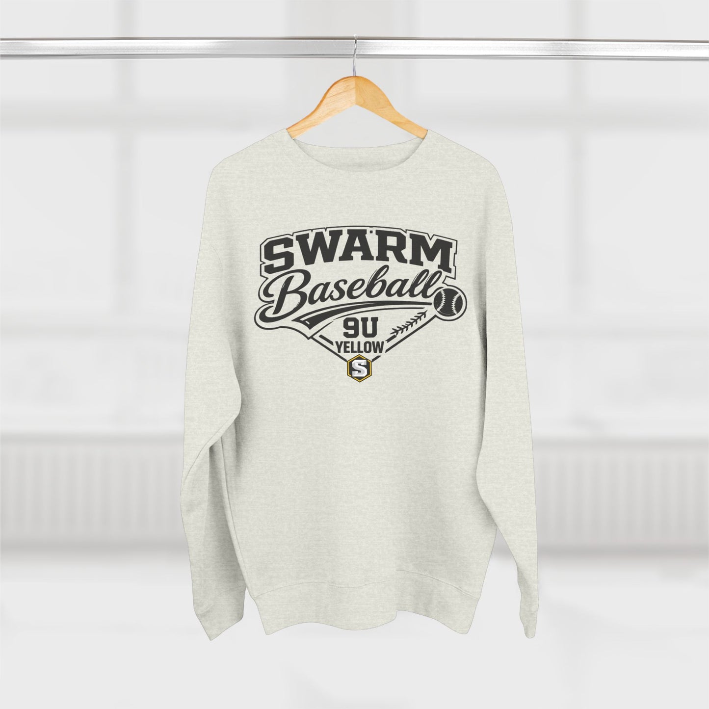 Swarm 9U "1" Baseball Crewneck | Lane Seven