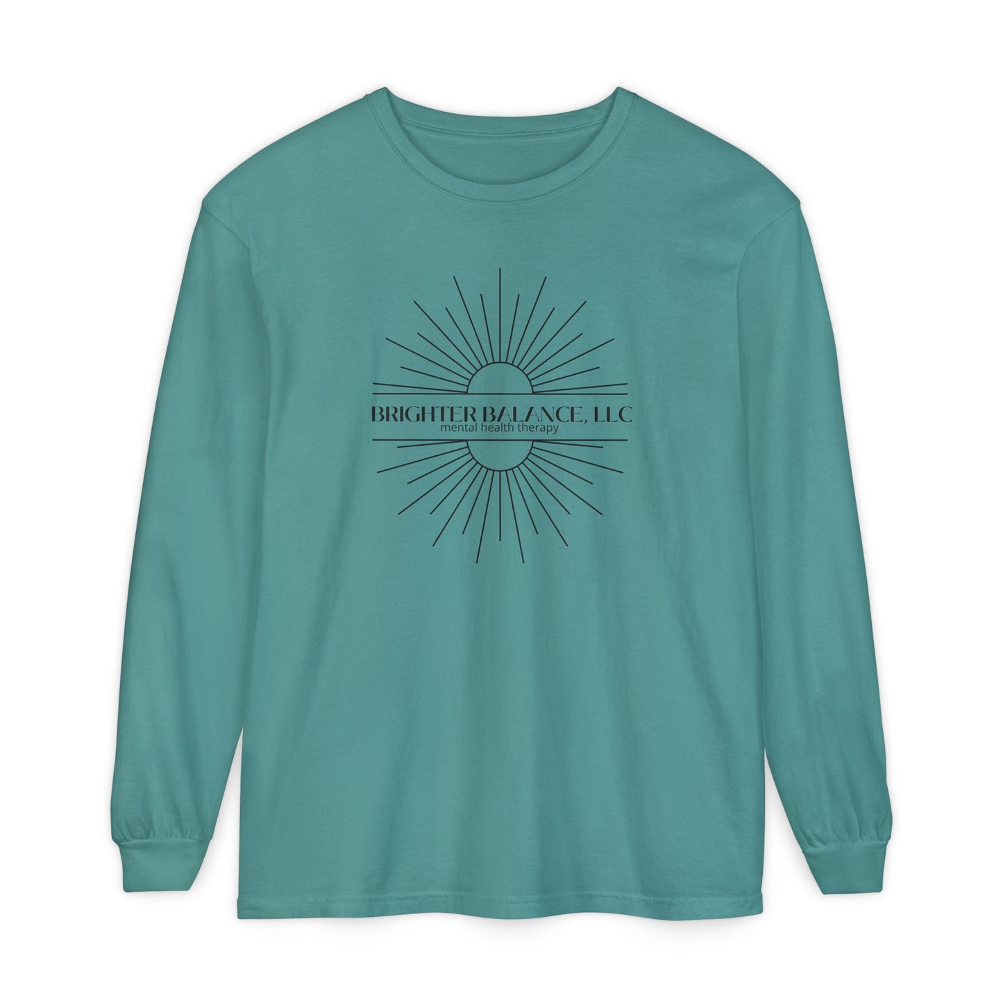Brighter Balance Unisex Garment-dyed Long Sleeve T-Shirt | Comfort Colors