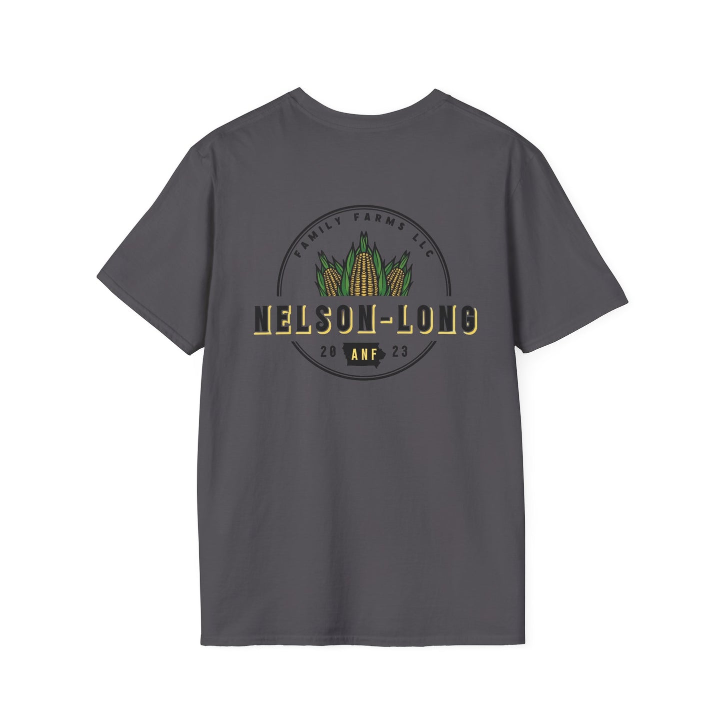 Nelson-Long FRONT/BACK Logo T-Shirt | Gildan Softstyle