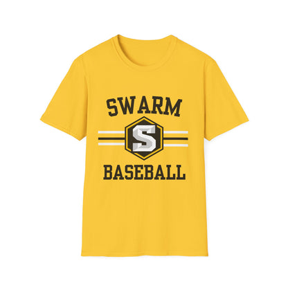 Swarm "stripe" ADULT Baseball T-Shirt | Gildan Softstyle