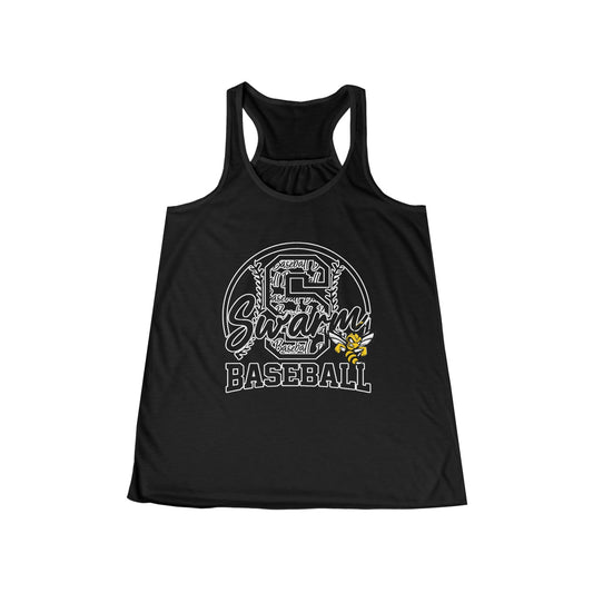 Swarm "S" Baseball Racerback Flowy Tank | Bella Canvas