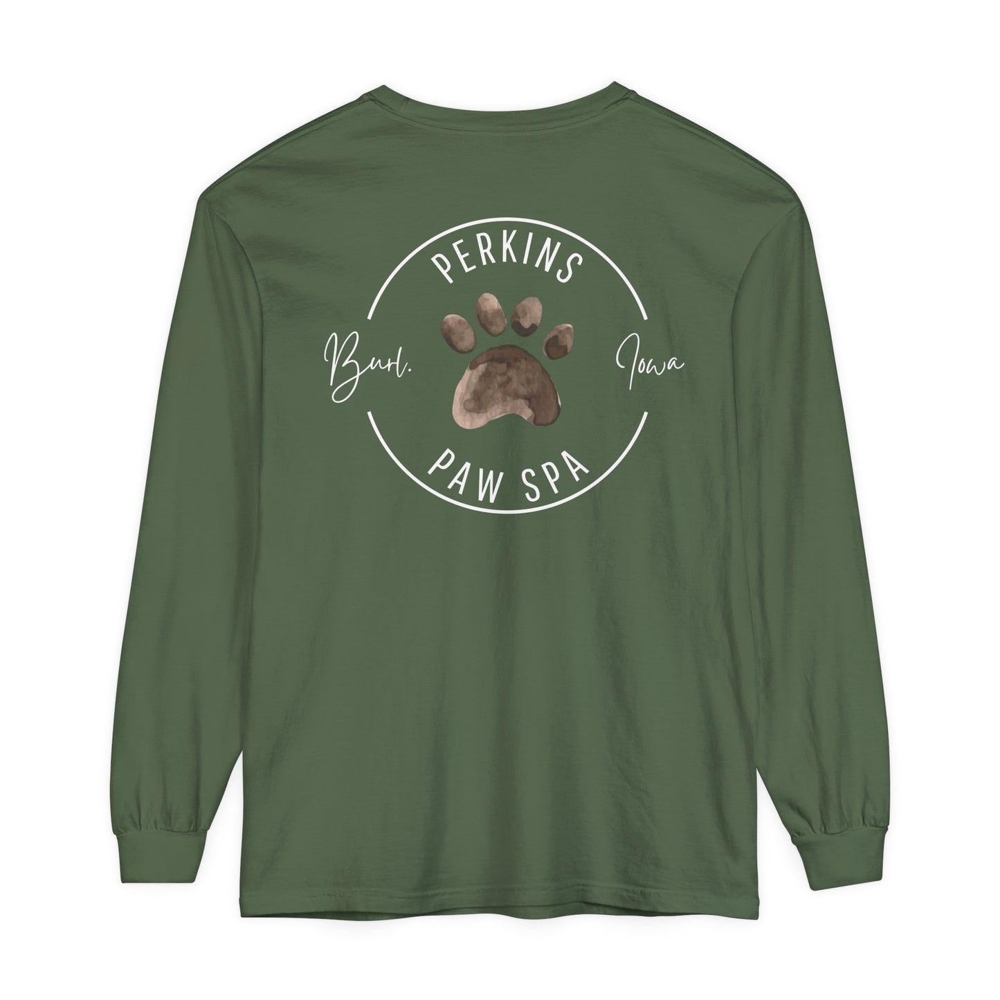 Perkins Paw Spa Long Sleeve Front/Back (2)