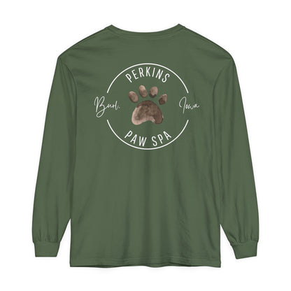 Perkins Paw Spa Long Sleeve Front/Back (2)