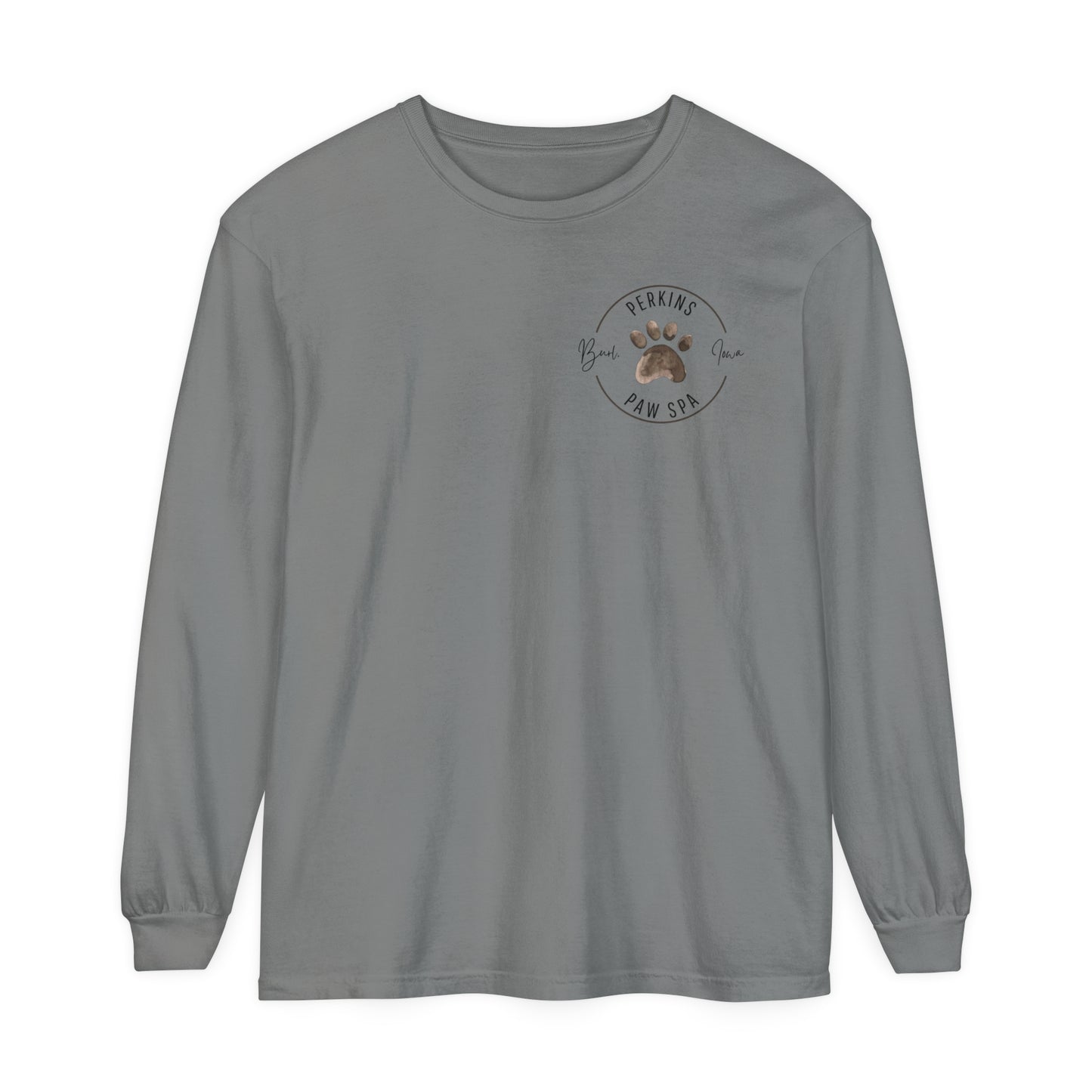 Perkins Paw Spa Long Sleeve Front/Back (2)