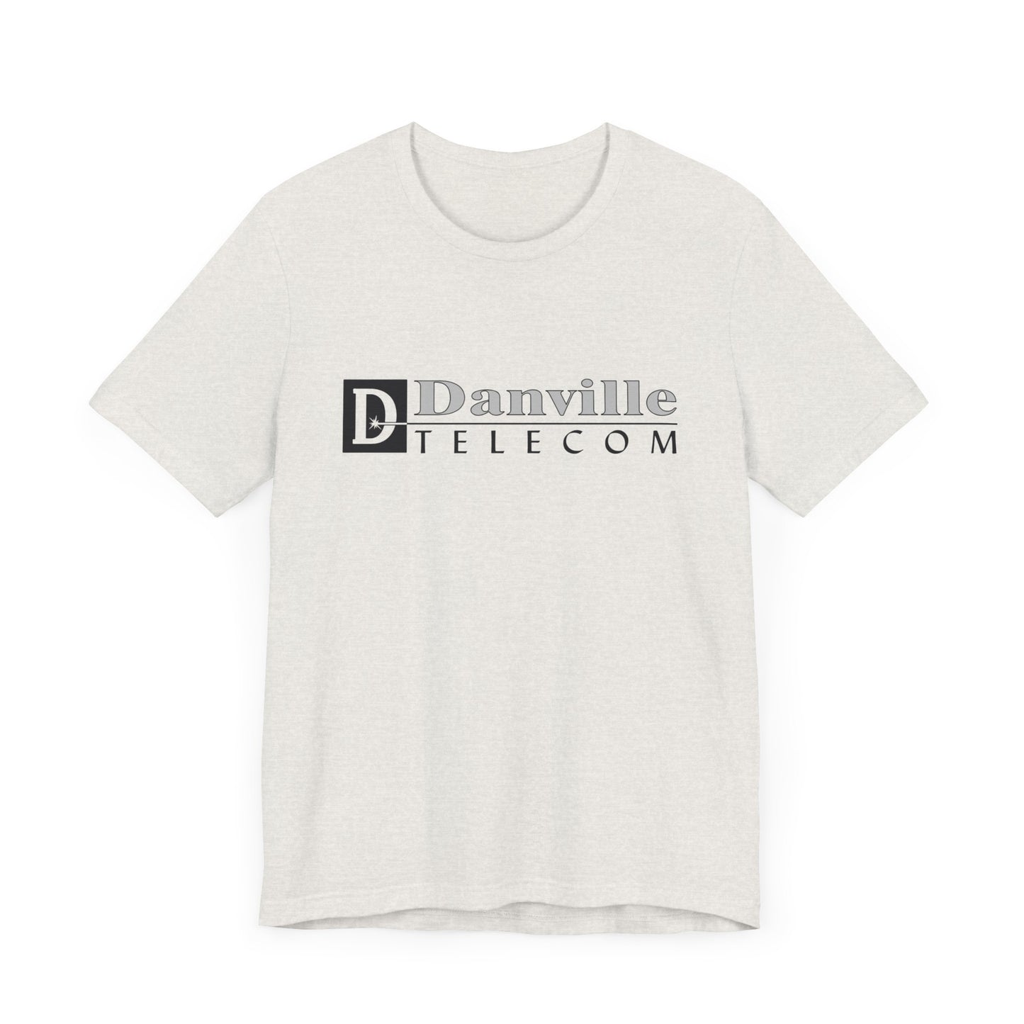 Danville Telecom Bella Canvas Tee: Black Logo