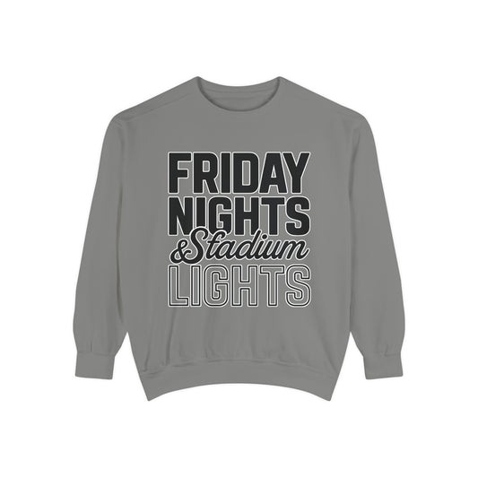 Friday Nights & Stadium Lights Sweatshirt | Comfort Colors