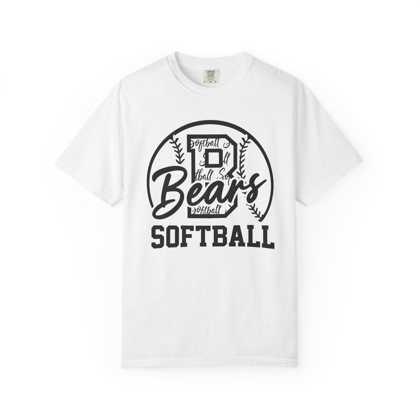 Bears "B" Softball T-Shirt | Comfort Colors