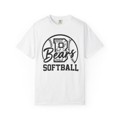 Bears "B" Softball T-Shirt | Comfort Colors