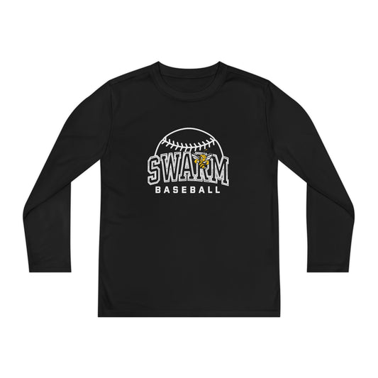 Swarm "⚾️" YOUTH Baseball Long Sleeve Tee | SPORTS-TEK