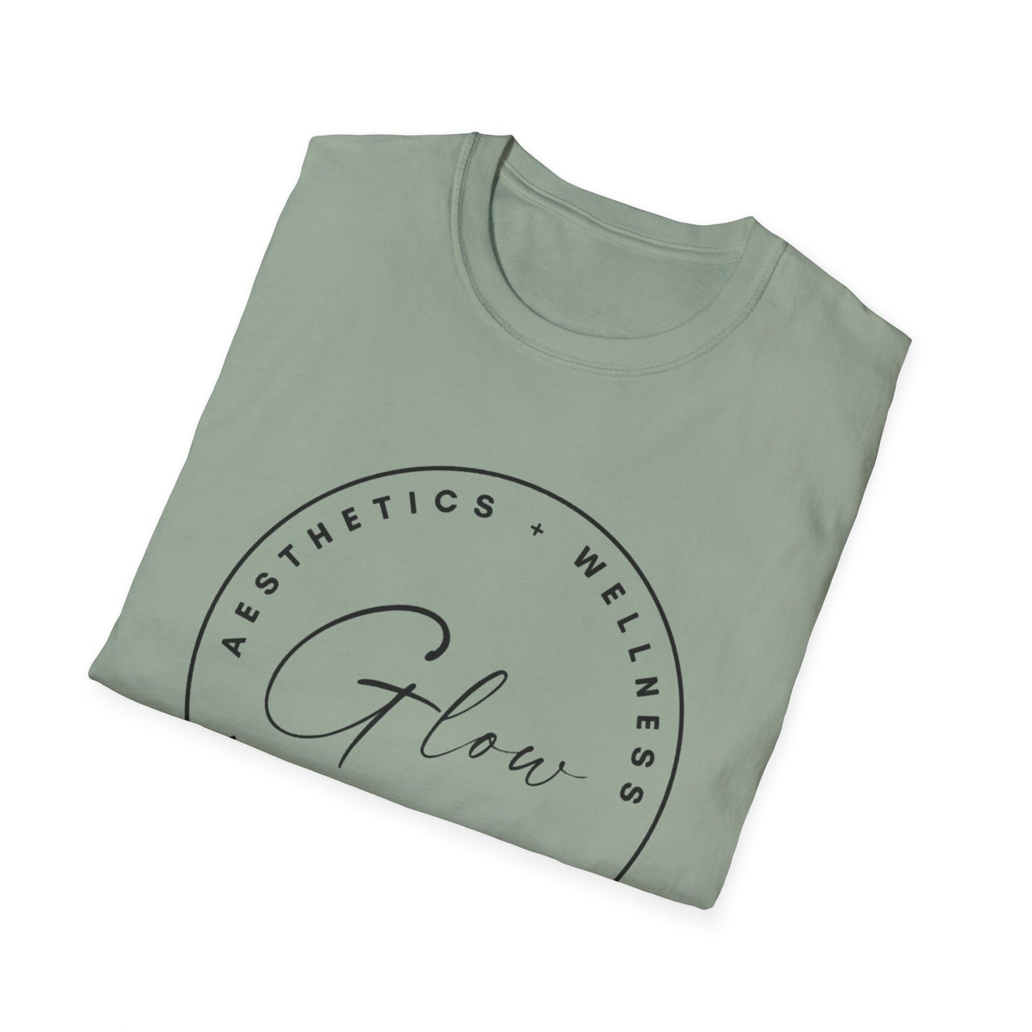 Glow Circle Logo FRONT T-Shirt | Gildan Soft-Style