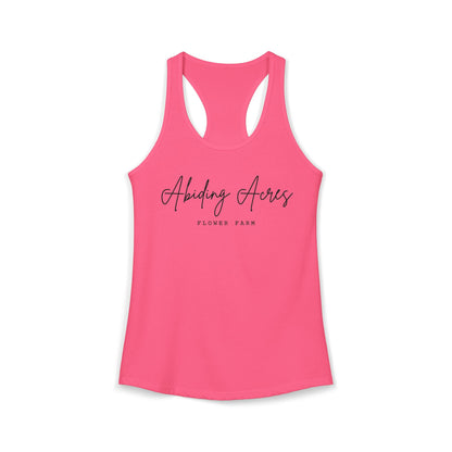 Abiding Acres FF ADULT Racerback Tank | Next Level