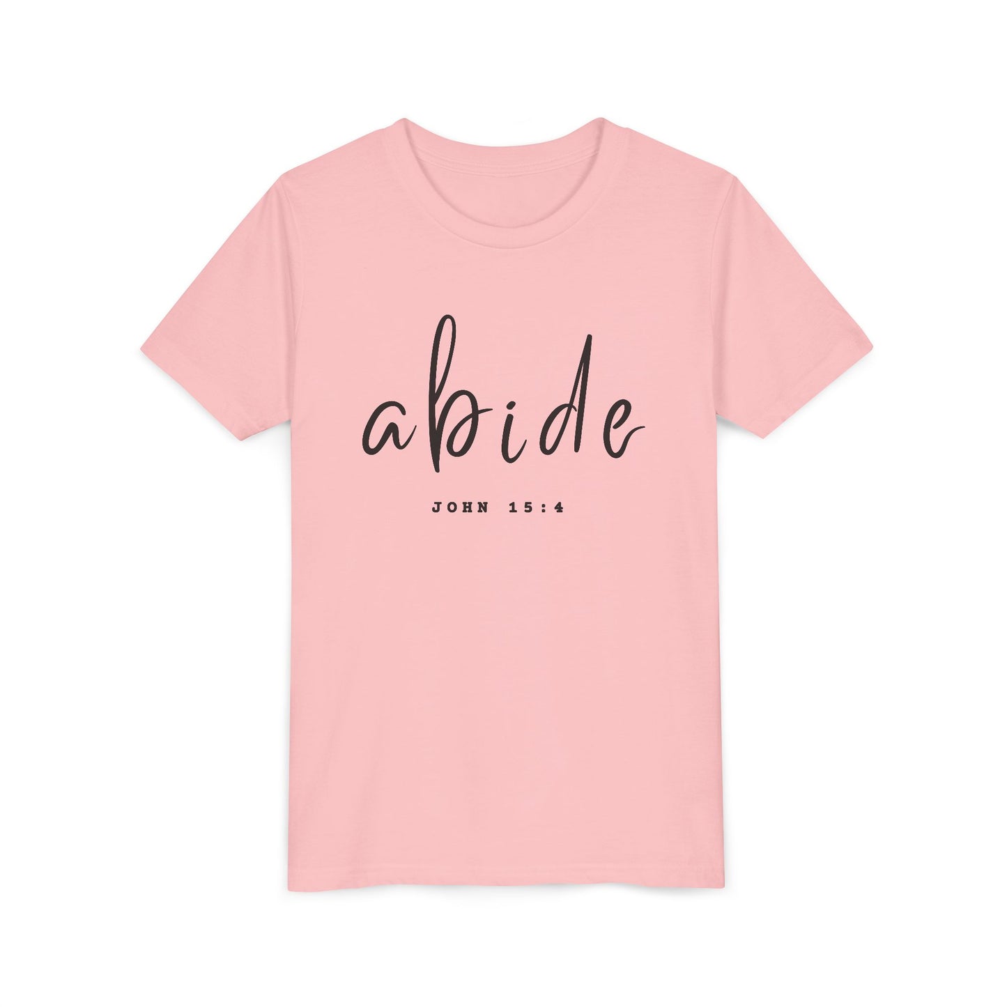 Abide John 15:4 YOUTH Tee | Bella Canvas