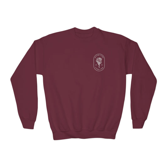 Abiding Acres YOUTH Crewneck | Gildan