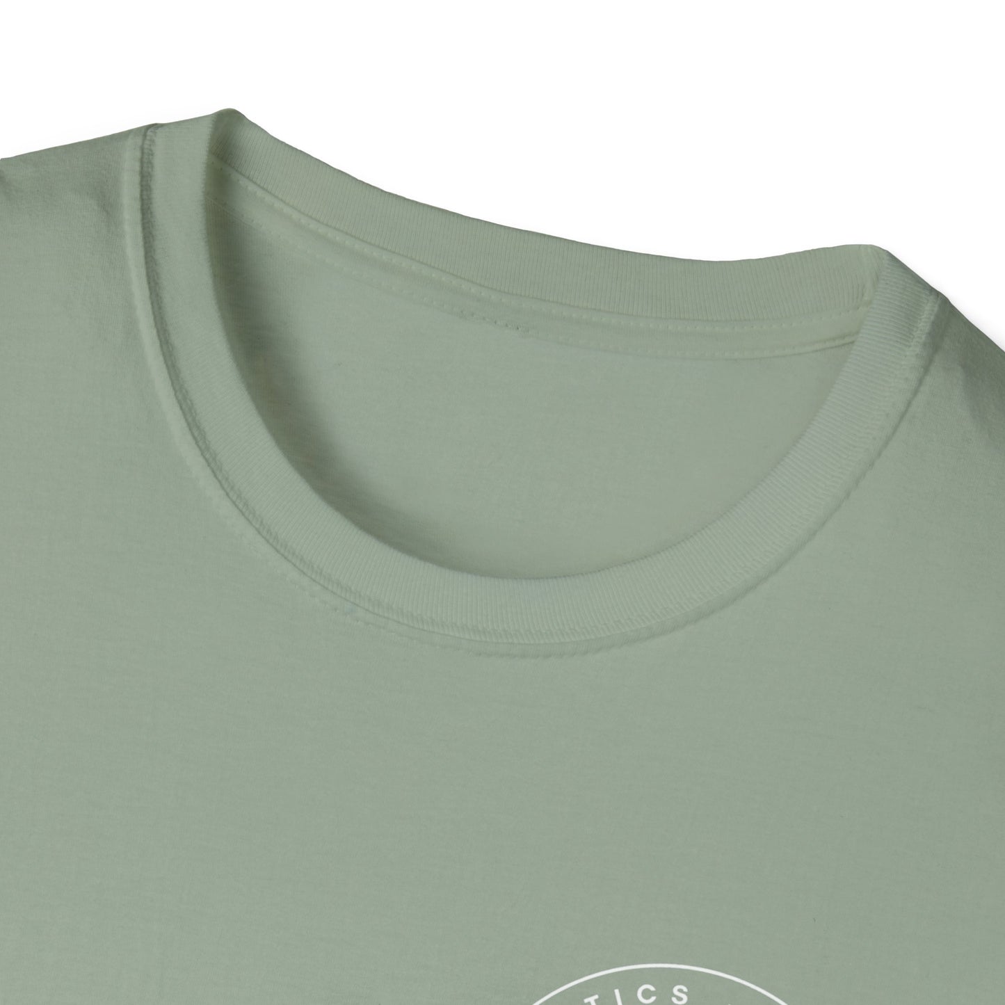 Glow Circle Logo FRONT/BACK T-Shirt | Gildan Soft-Style