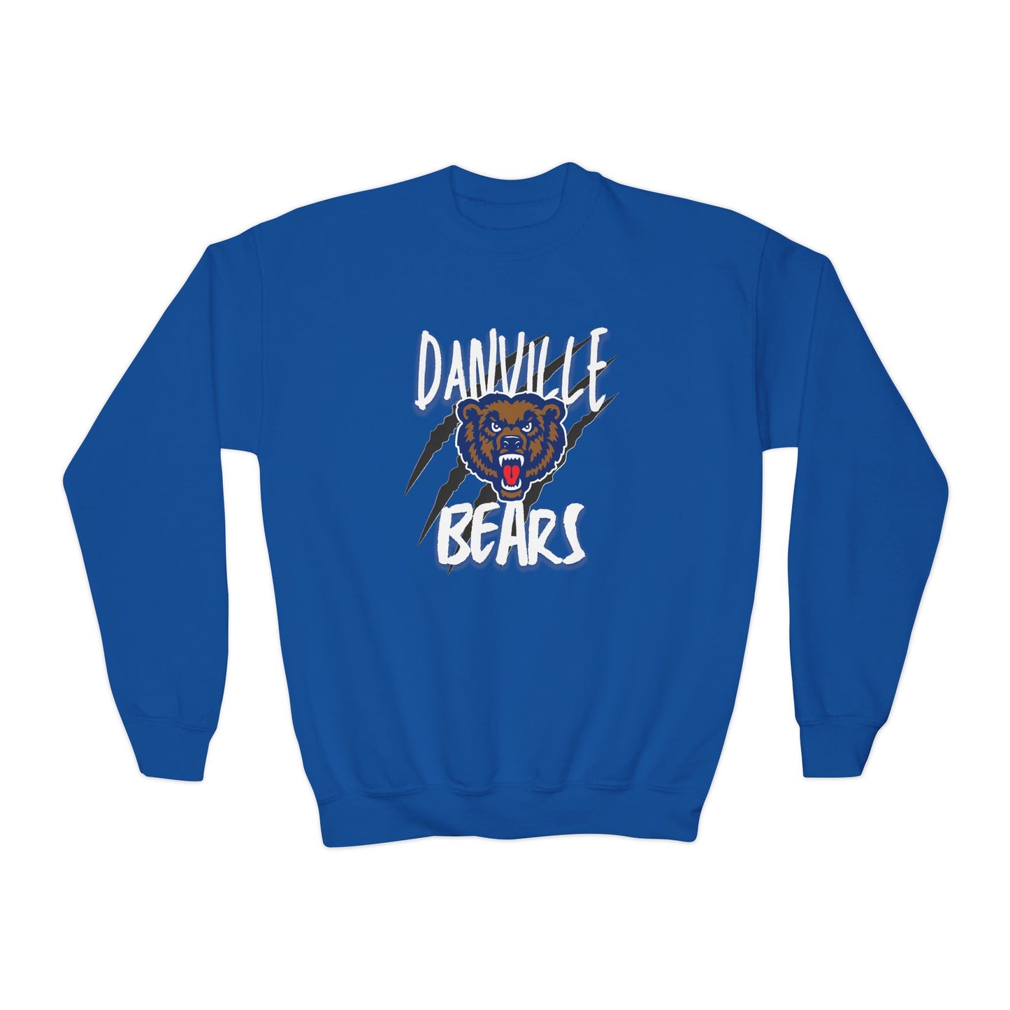 Danville Bears | Bear Claw | Youth Crewneck | Gildan