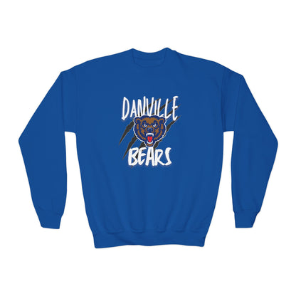 Danville Bears | Bear Claw | Youth Crewneck | Gildan