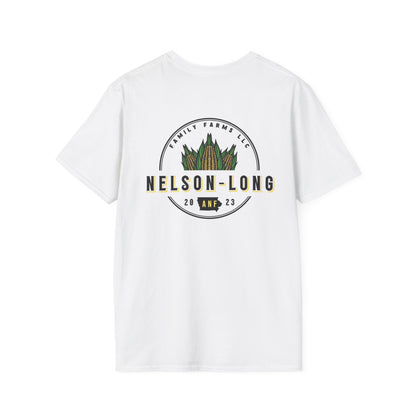 Nelson-Long FRONT/BACK Logo T-Shirt | Gildan Softstyle