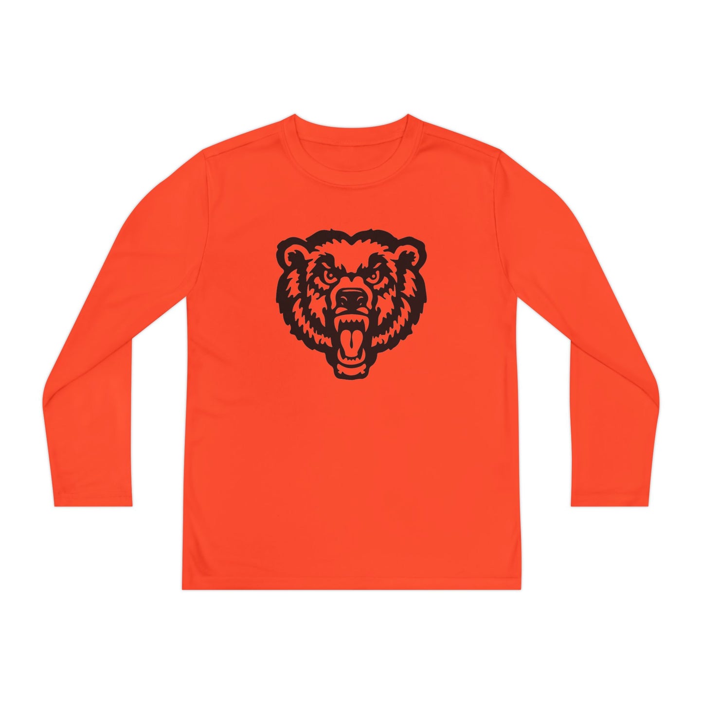 Bear Mascot YOUTH Long Sleeve | Sports Tek