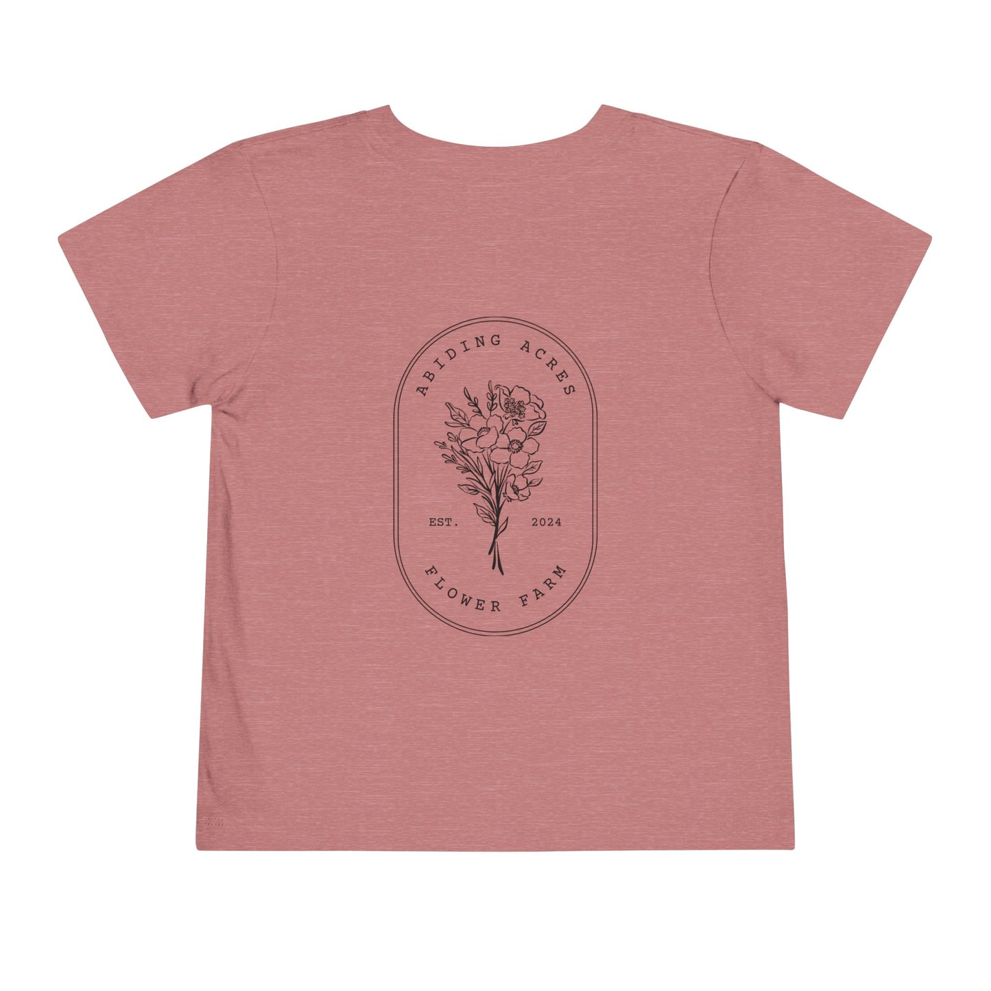 Abiding Acres Flower Farm TODDLER Tee | Bella Canvas