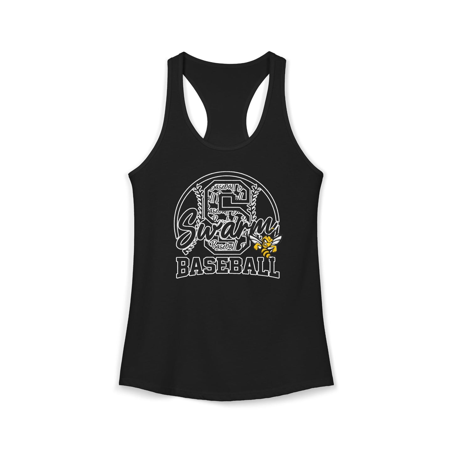 Swarm "S" Baseball Women's Racerback Tank | Next Level