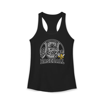 Swarm "S" Baseball Women's Racerback Tank | Next Level