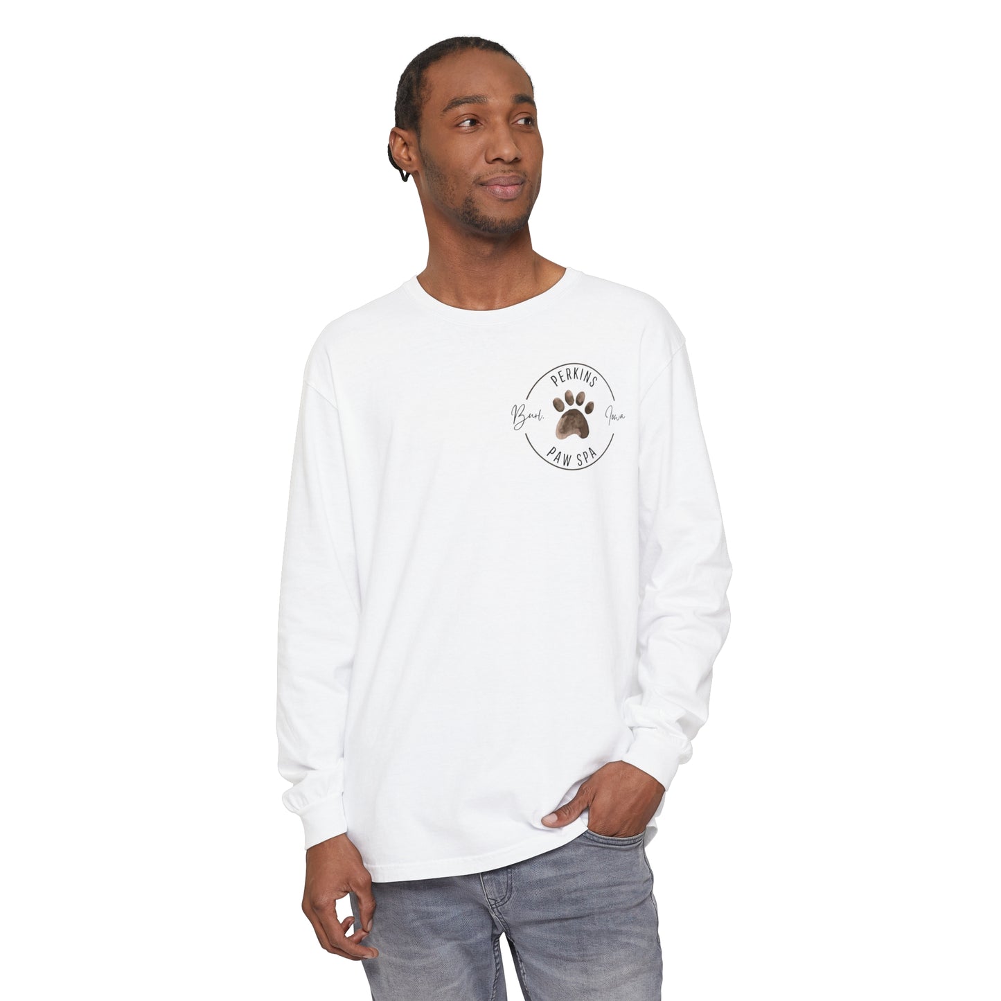 Perkins Paw Spa Long Sleeve Front/Back (2)