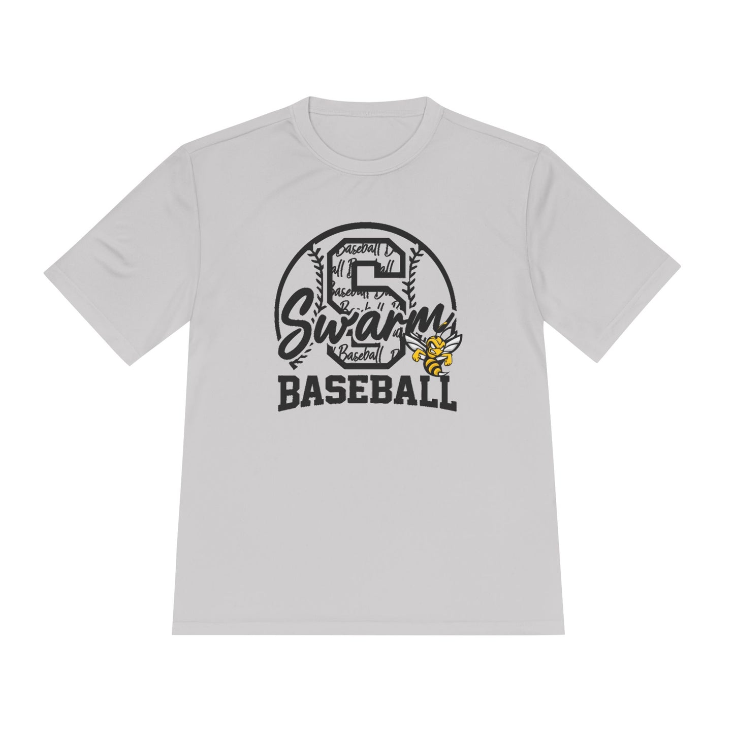 Swarm "S" ADULT Baseball Moisture-Wicking Tee | Sportstek