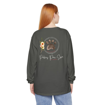 Perkins Paw Spa Long Sleeve Front/Back