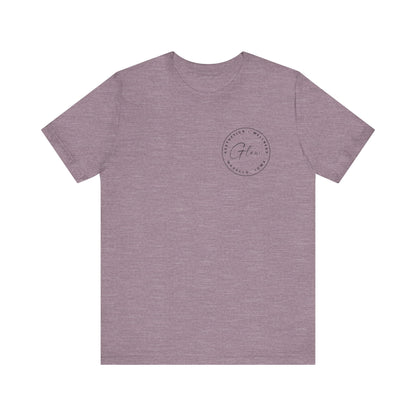 Glow Circle Logo FRONT/BACK | Bella Canvas